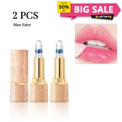 👄Crystal Flower Temperature Color Change Jelly Lipstick