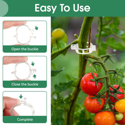 🔥Last Day Sale Tomato Clips, Plastic Trellis Clips