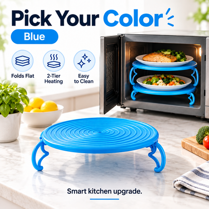 2-Tier Microwave Rack & Plate Mat