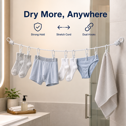 Portable Travel Clothesline