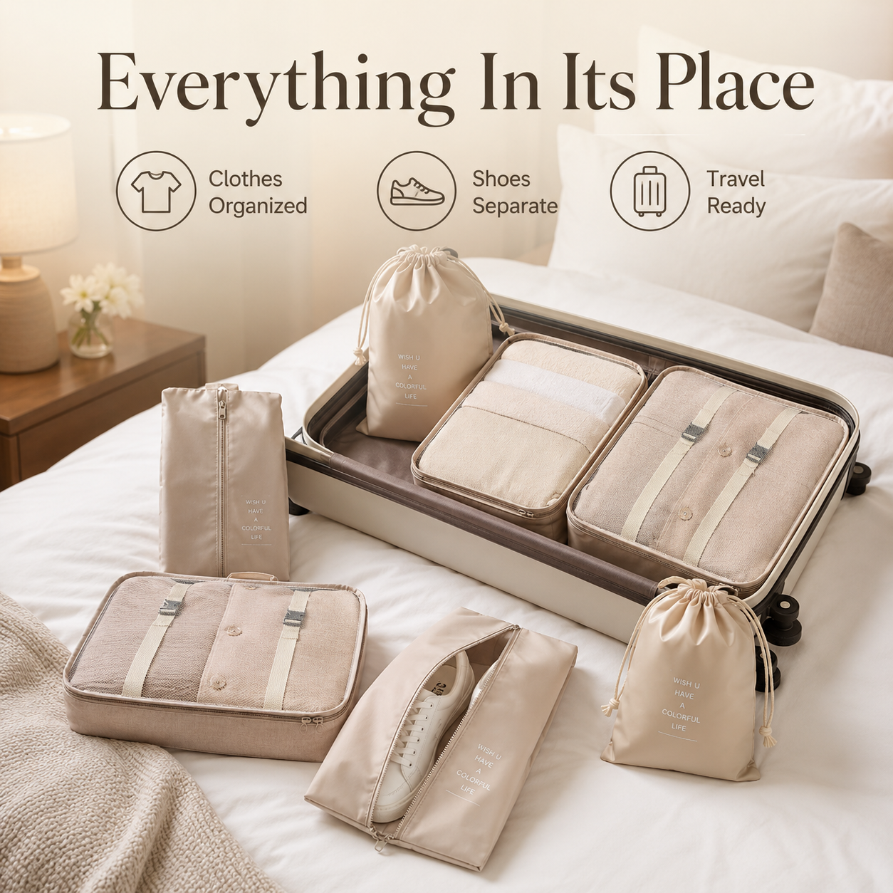 Travel Packing Cube Set