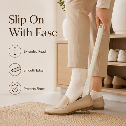Foldable Long-Handle Shoehorn