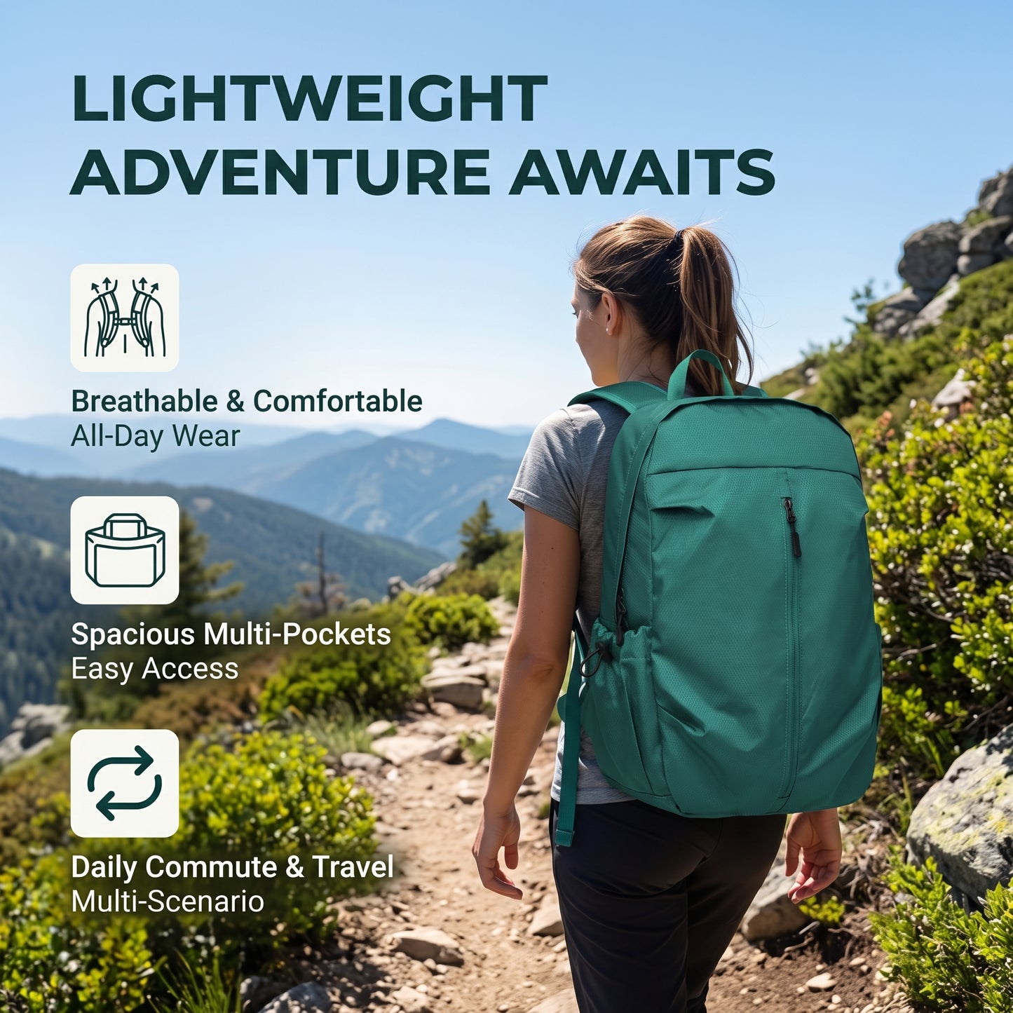 Foldable Lightweight Backpack